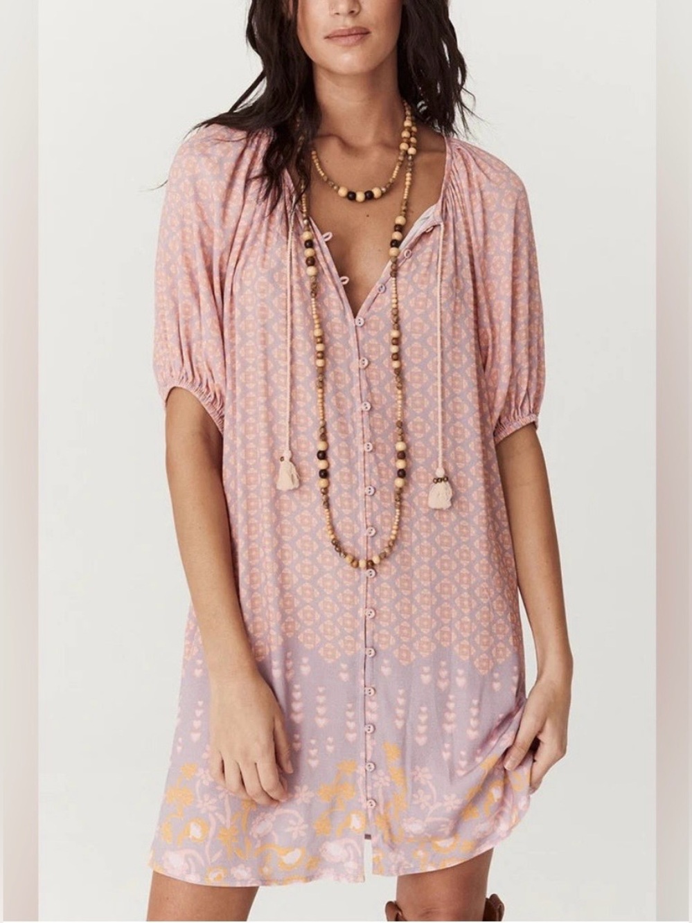 Spell Sweet Nothings button down dress